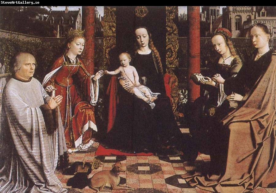 Gerard David The Virgin and Child with Saints and Donor